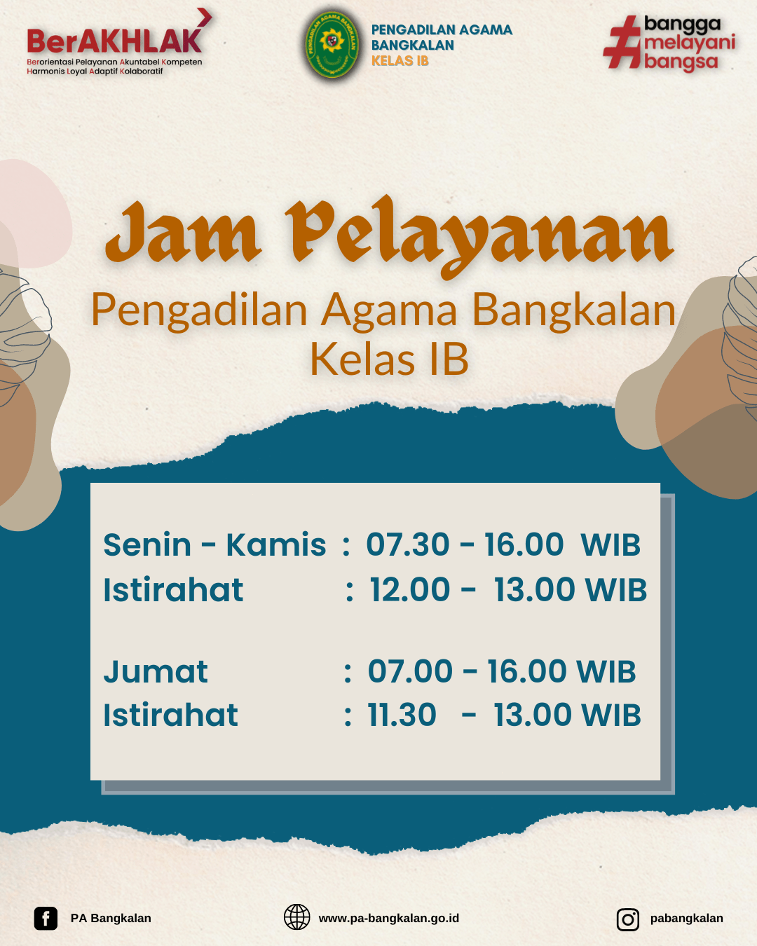 jadwal pelayanan